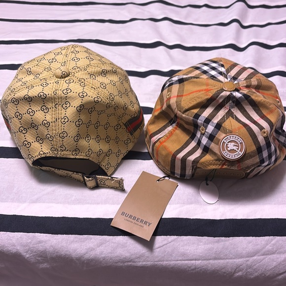 Gucci & Burberry Hat Bundle - Picture 2 of 6